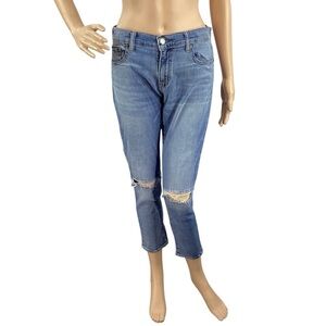 Ralph Lauren Denim & Supply Reed Crop Super Skinny Jeans Blue 27